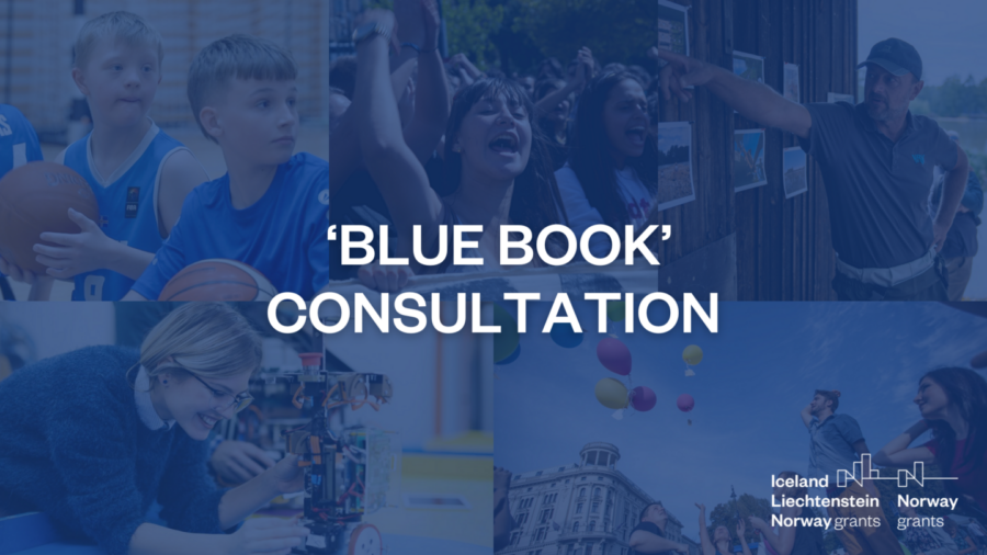 Launch of the ’Blue book’ Consultation: Your opportunity to shape the future of the EEA and Norway Grants